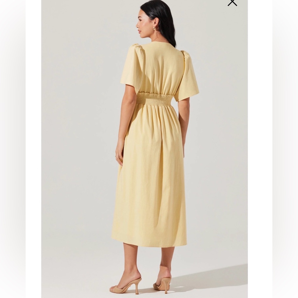Women's Hadleigh Scallop Trim Midi Dress - Picture 2 of 5